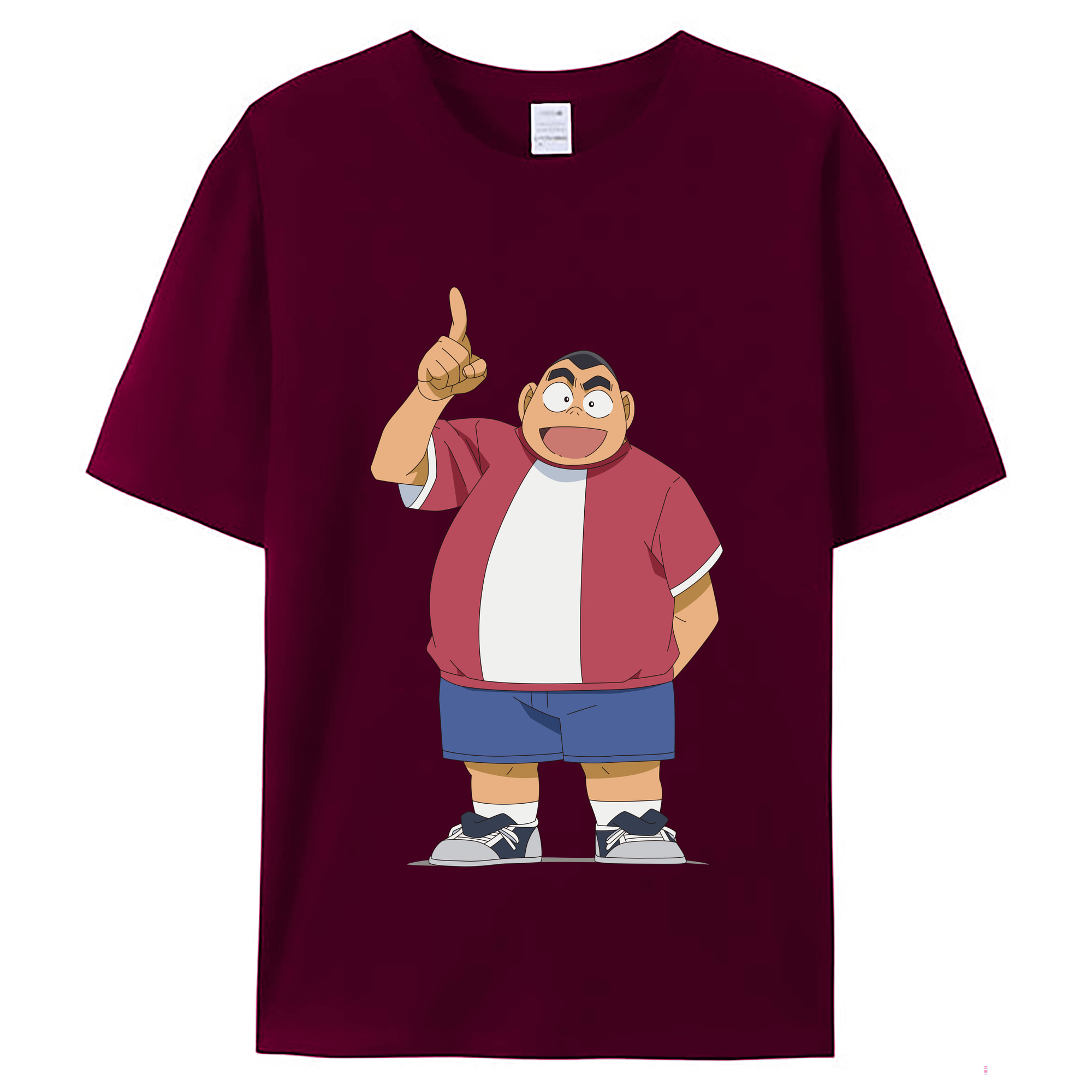 （画像用） 名探偵コナン 小嶋 元太 こじま げんた Detective Conan Kojima Genta レディースカジュアルプリントTシャツ（綿100％）
